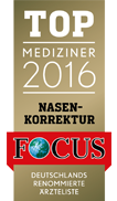 FOCUS, Focus GESUNDHEIT, TOP-MEDIZINER 2016, Nasenkorrektur, Ärzteliste